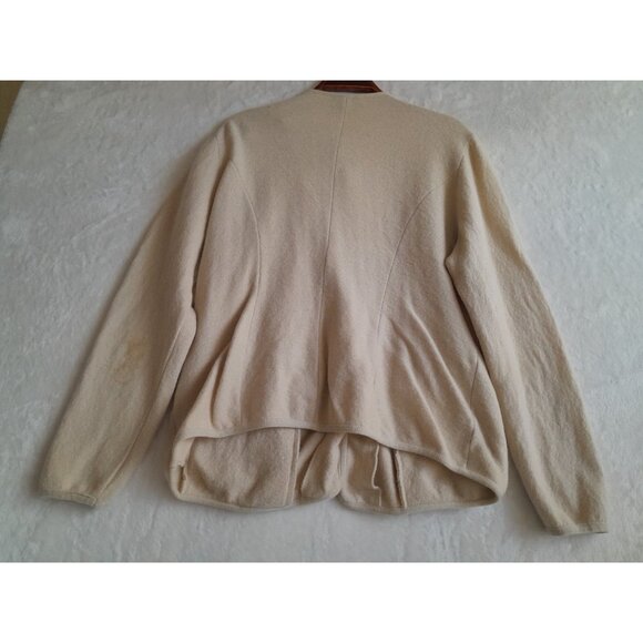 Vtg Geiger Austria Wool Alpine Style Ornate Button Size 28/US 6 Cardigan Jacket - Picture 4 of 8